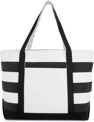 Canvas Tarpaulin Tote Bag Personalised Wedding Gift Bags For Birthday Beach