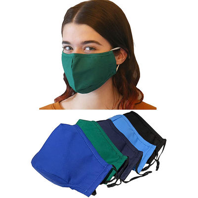 Adult Cloth Antibacterial Face Mask Breathable Adjustable Dust Proof 6 Pack Unisex